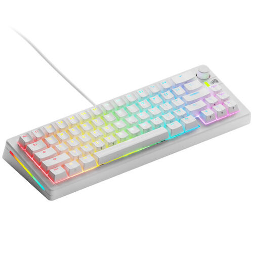 Glorious Gaming GMMK 3 65% Prebuilt clavier USB QWERTY Anglais américain Blanc