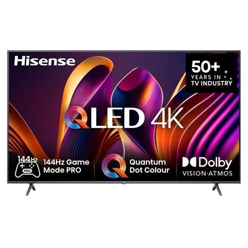 TV QLED Hisense 85E77NQ PRO 85" (215 cm) 4k Smart TV PVR 120Hz noir