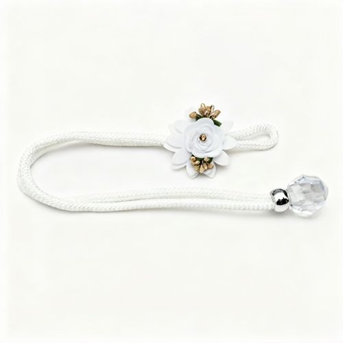 Cordon d'attache de rideau sans poinçon réglable pull - out Flower Yarn rideau boule de cristal attaché ceinture de boucle de rangement