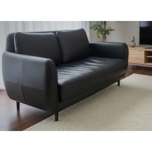 Canapé Ella en cuir véritable - Habitat