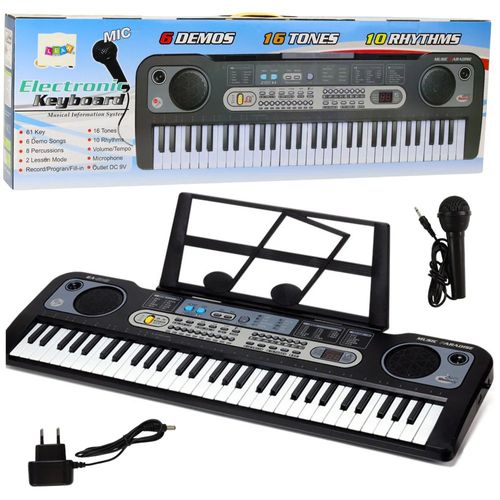 Clavier Orgue Piano Pour Enfant Avec Microphone, Pupitre, Enregistrement Et Lecture