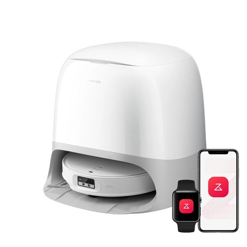 Roborock Qrevo Curv 2 Pro robot aspirateur laveur ultrafin 7,98 cm ave