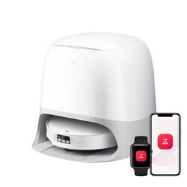 Roborock Qrevo CurvX robot aspirateur laveur ultrafin 7,98 cm avec pui