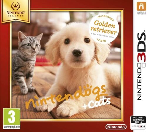 Nintendogs & cats - golden retriver & ses nouveaux amis 3DS