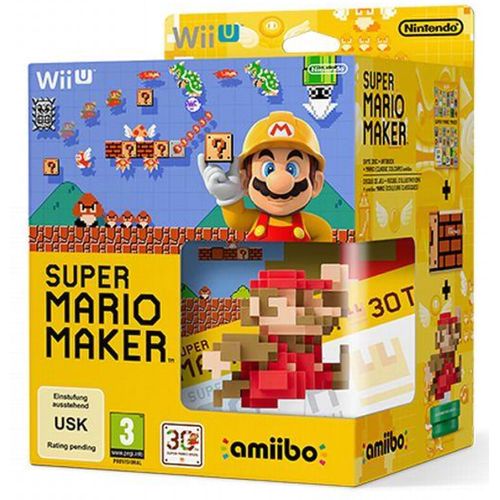 Pack Super Mario Maker & Figurine Amiibo Super Mario Bros Édition Limitée Wii U