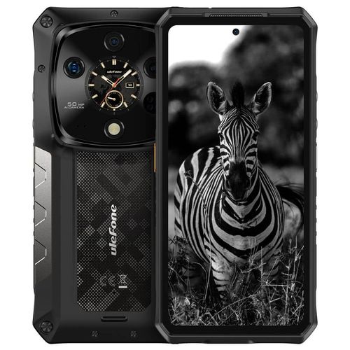 Ulefone Armor 28 Ultra Téléphone incassable 5G Double Écran AI Smartphone 32 Go + 1 To Noir