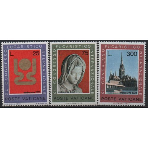 Vatican Timbres Eucharistie 1973