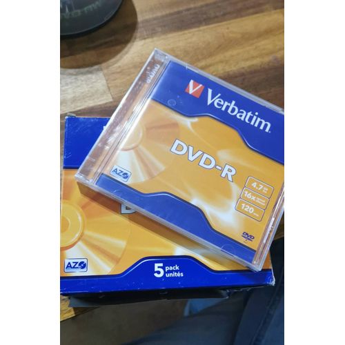 Lot de 6 DVD R Verbatim