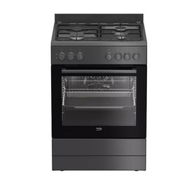 Beko - Cuisinière mixte 72l 4 feux anthracite FBM63130ACT