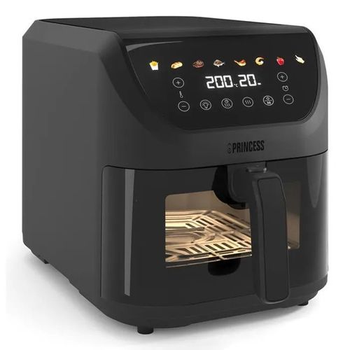 Princess SlimFry 182476 Friggitrice ad Aria 8L 2000W Nero Tecnologia Aria Calda