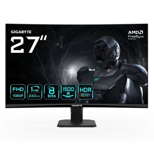 Moniteur Gaming Incurvé 27" - GIGABYTE - GS27FC2 - FHD - 240Hz - 1ms - HDR Ready