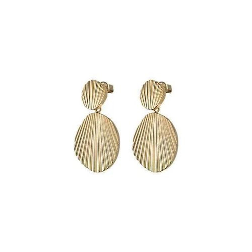 Boucles D'oreilles - Rosefield - Jssheg-J169 - Forme Coquillage - Plaqué Or - Doré