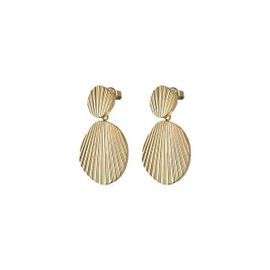 Boucles D'oreilles - Rosefield - Jssheg-J169 - Forme Coquillage - Plaqué Or - Doré