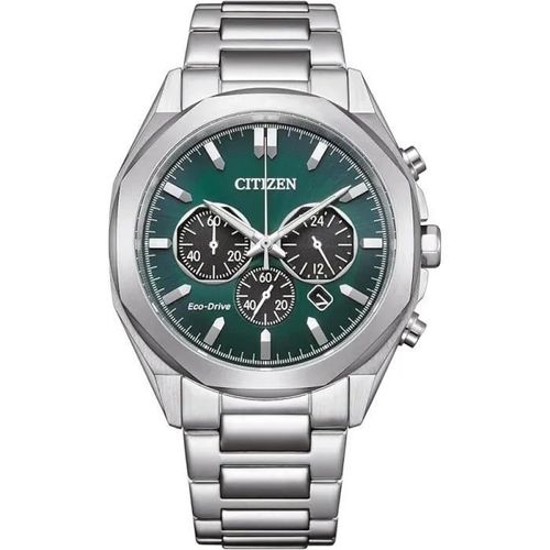 Montre Citizen Eco-Drive Ca4590-81x Pour Homme - Quartz - Acier Inoxydable - Cadran Vert
