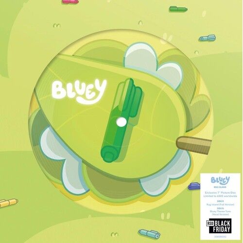 Bluey - Rug Island / Bluey Theme Tune - Limited Picture Disc 7-Inch [7-Inch Single] Ltd Ed, Picture Disc, Uk - Import