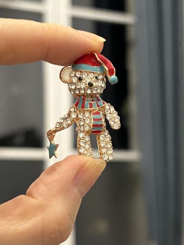 Broche, Ourson De Noël