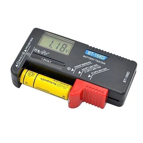 Testeur de Batterie - BT-168D - Digital LCD - Vérification 9V - Vérification 1.5V - Portable