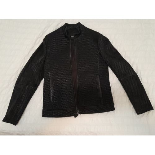 Veste En Cuir Homme Armani Exchange ¿ Taille L