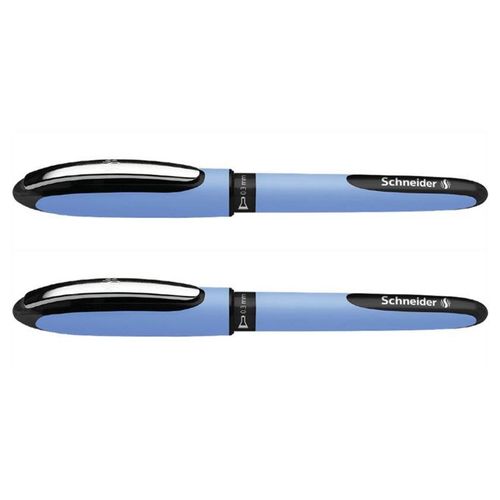 Schneider Lot De 2 Rollers À Encre One Hybrid N 03 Noir