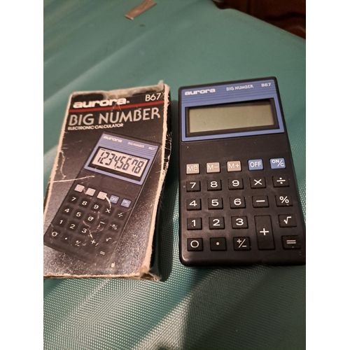 Calculatrice scientifique aurora B67