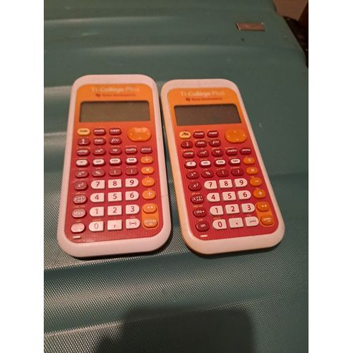 Calculatrice texas instruments collège Plus orange