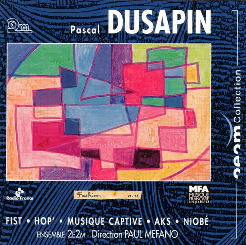 Pascal Dusapin First Hop Aks Niobé Cd
