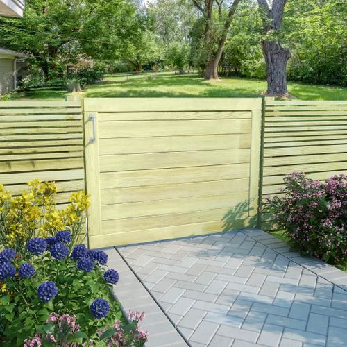 Prolenta Premium - Portail De Jardin Bois De Pin Imprégné 75x100 Cm