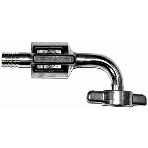 Robinet tireuse à bière - ICH-ZAPFE - Courbé - Acier inoxydable - Taille: 10 mm - Résistant à la corrosion