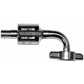 Robinet tireuse à bière - ICH-ZAPFE - Courbé - Acier inoxydable - Taille: 10 mm - Résistant à la corrosion