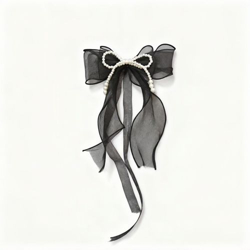 Cordon d'attache de rideau 2pcs perle maille noeud papillon ligature accessoires de rideau léger luxe français rideau boucle ligature cordon d'attache