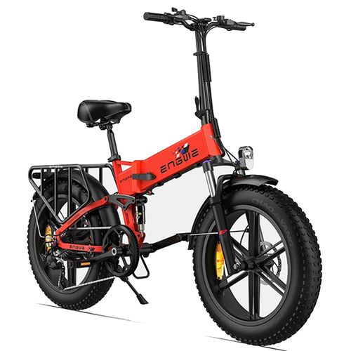 Vélo Électrique Pliable Engwe Engine X 20" Moteur 250w Vitesse Maximale 42km/H 48v 13ah Autonomie Maximale 120km Charge Maximale 150kg Rouge