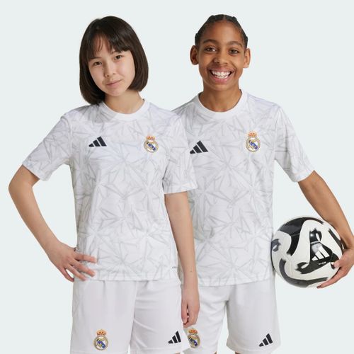 Maillot D'Échauffement Real Madrid Enfants Adidas - White / Clear Grey - 11-12a