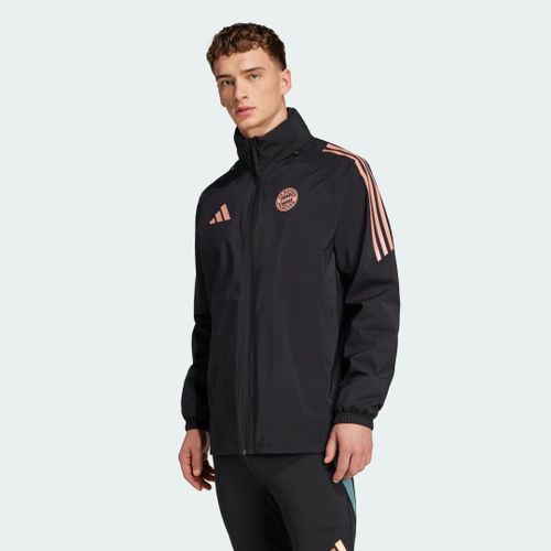 Veste De Pluie Fc Bayern Tiro 24 Adidas - Black - S