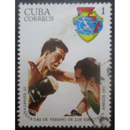 Cuba N°2022 Boxe Oblitéré