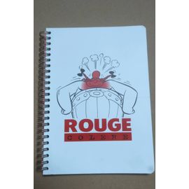 Clairefontaine 813057c - Un Carnet À Spirale Obélix - A5 14,8x21cm 148 Pages Lignées Papier Blanc 90g - Finition Mat Avec Vernis Sur Motifs - Collection Astérix