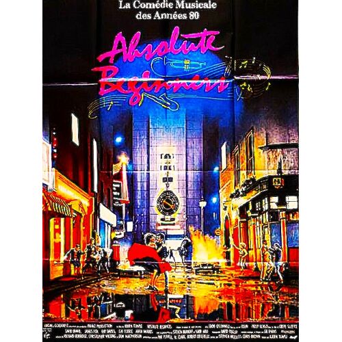 Absolute Beginners - Affiche De Cinéma Pliée - Format 120 X 160 Cm - (Marques De Scotch Sur Le Haut) - De Julian Temple - 1986 -- Patsy Kensit, Eddie O'connell, David Bowie -