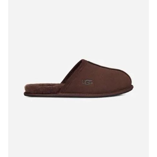 Ugg Scuff Chaussons Pour Homme In Dusted Cocoa, Taille 40, Daim