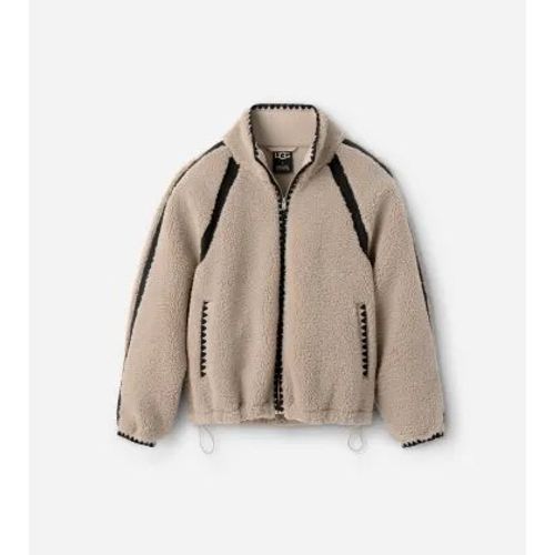 Veste Nikia Crochet En Uggfluff In Brown, Taille 2xs