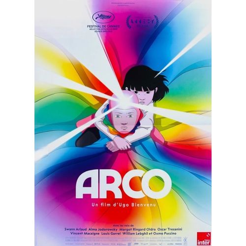 Arco - Affiche Originale De Cinéma - Format 40x60 Cm - Ugo Bienvenu, Alma Jodorowsky, Swann Arlaud, Vincent Macaigne, Louis Garrel, Oxmo Puccino, William Lebghil - Année 2025