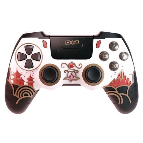 Manette Lexip x Ubisoft Sans fil Noir Assassin's Creed Shadows PIXMINDS pour ,PC, Sony PlayStation 4, Nintendo Switch, Android, iOS