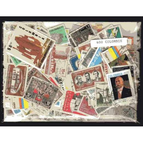 Colombie 300 Timbres Différents
