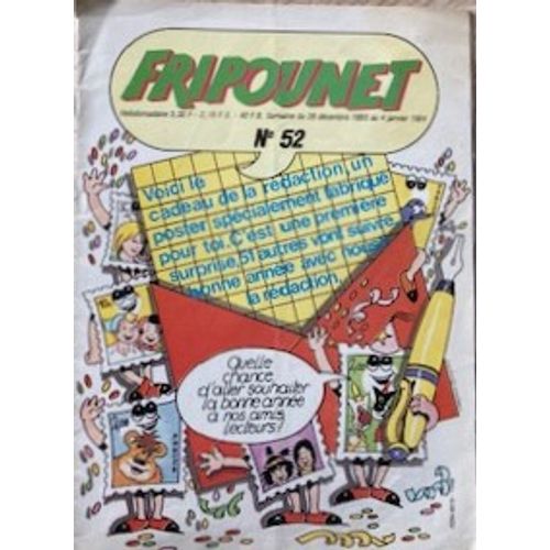 Fripounet N°52 - Semaine Du 28 Décembre 1983 Au 4 Janvier 1984