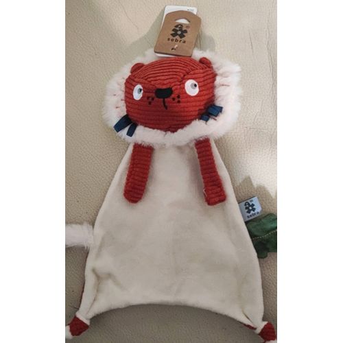 Doudou Lion sebra