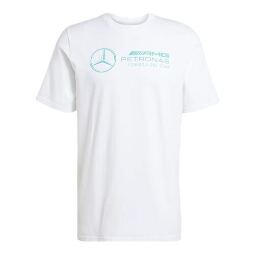 T-Shirt Graphique Adidas Mercedes-Amg Petronas Formula 1 Team Dna Pour Hommes, Blanc