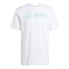 T-Shirt Graphique Adidas Mercedes-Amg Petronas Formula 1 Team Dna Pour Hommes, Blanc