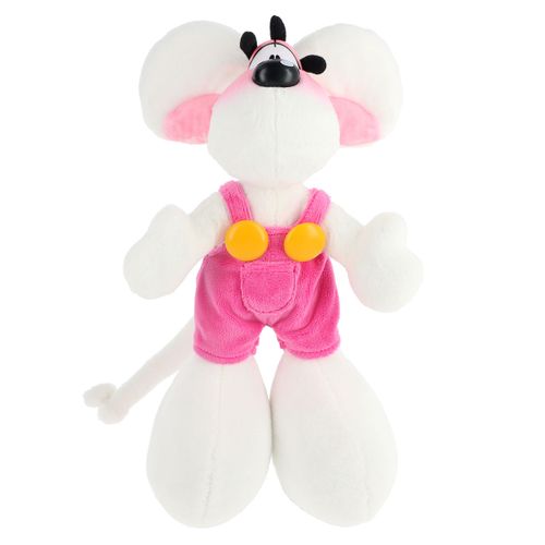 Peluche Diddl en salopette rose 30 cm