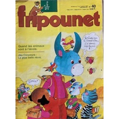 Fripounet N° 40 - Semaine Du 1 Au 7 Octobre 1980