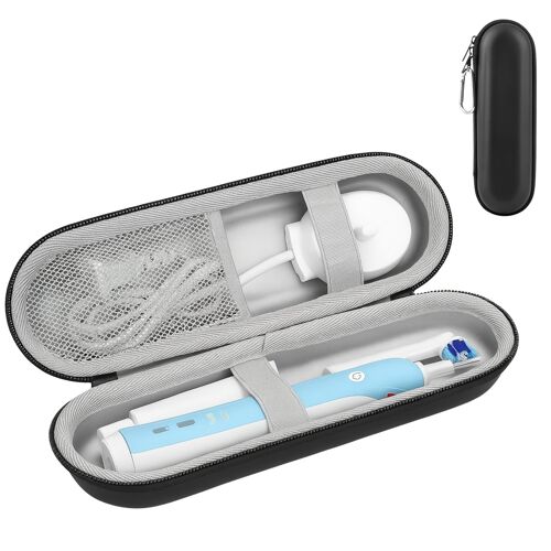 Etui De Voyage Pour Brosse À Dents Électrique Compatible Avec Oral B/Oral B Pro Gammes Crossaction/Genius X Limited/Io 7/8/9 Series/Smartseries/Vitality Flossaction Phonillico®