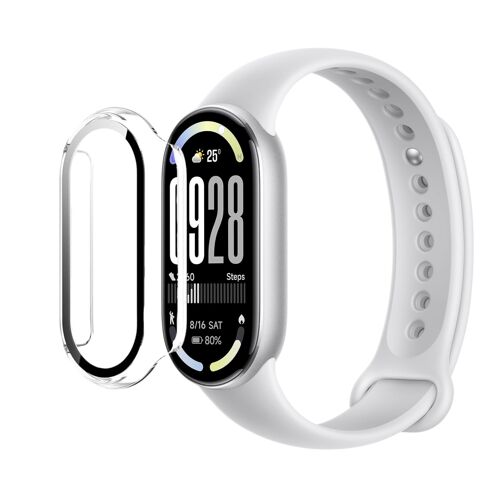 Coque Compatible Xiaomi Smart Band 10 - Protection Rigide Montre Connectée Étui Transparent Écran Verre Trempé Phonillico®