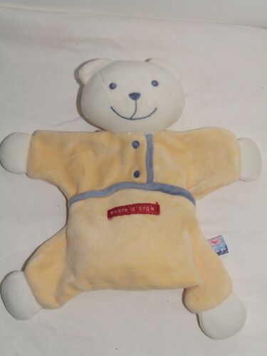 OURS SUCRE D ORGE JAUNE 26 cm